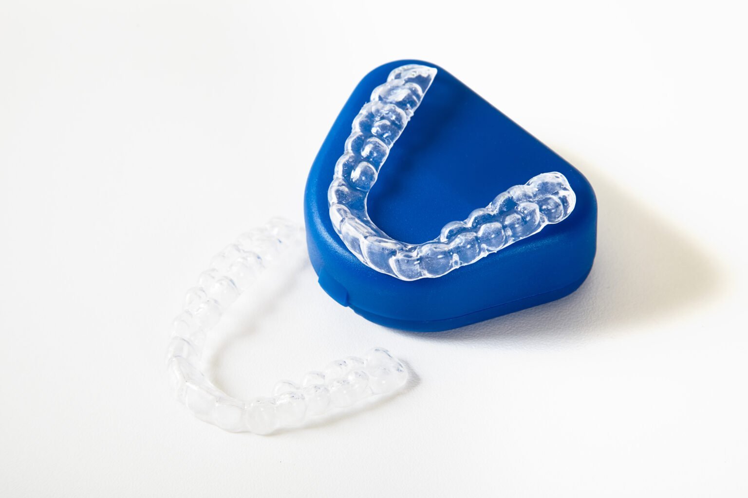 Clear aligner trays for Invisalign treatment